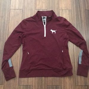 Pink 1/4 zip Pullover